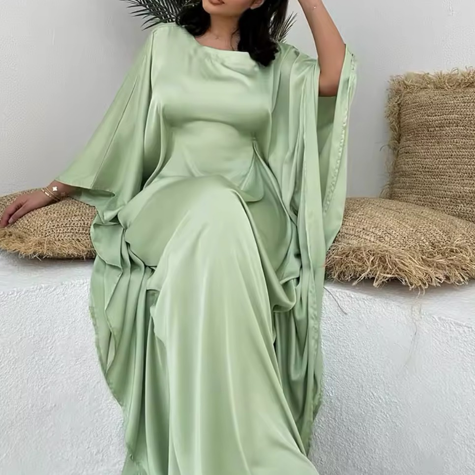 Abaya tissus satiné