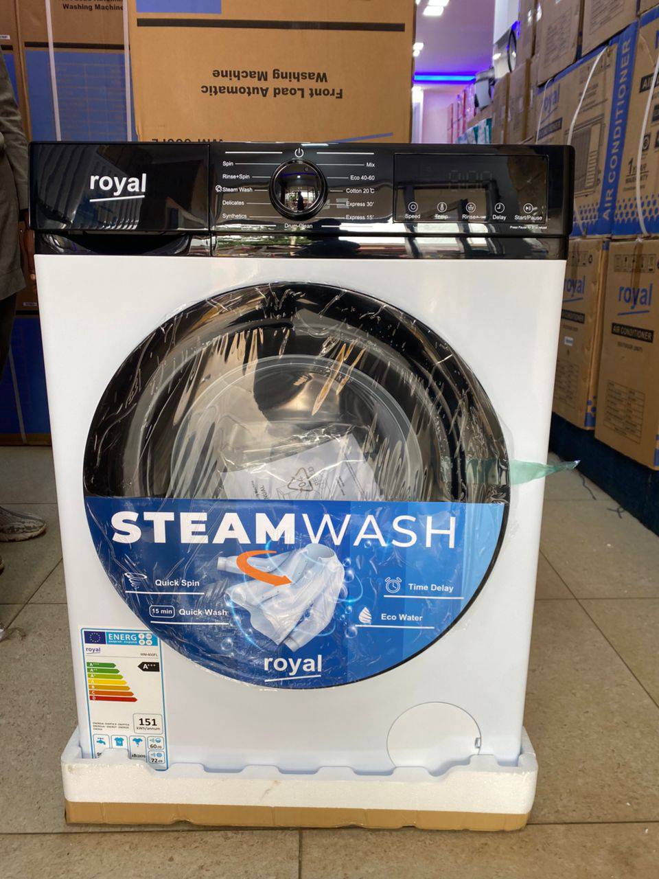 Machine à laver automatique 8kg (Royal)