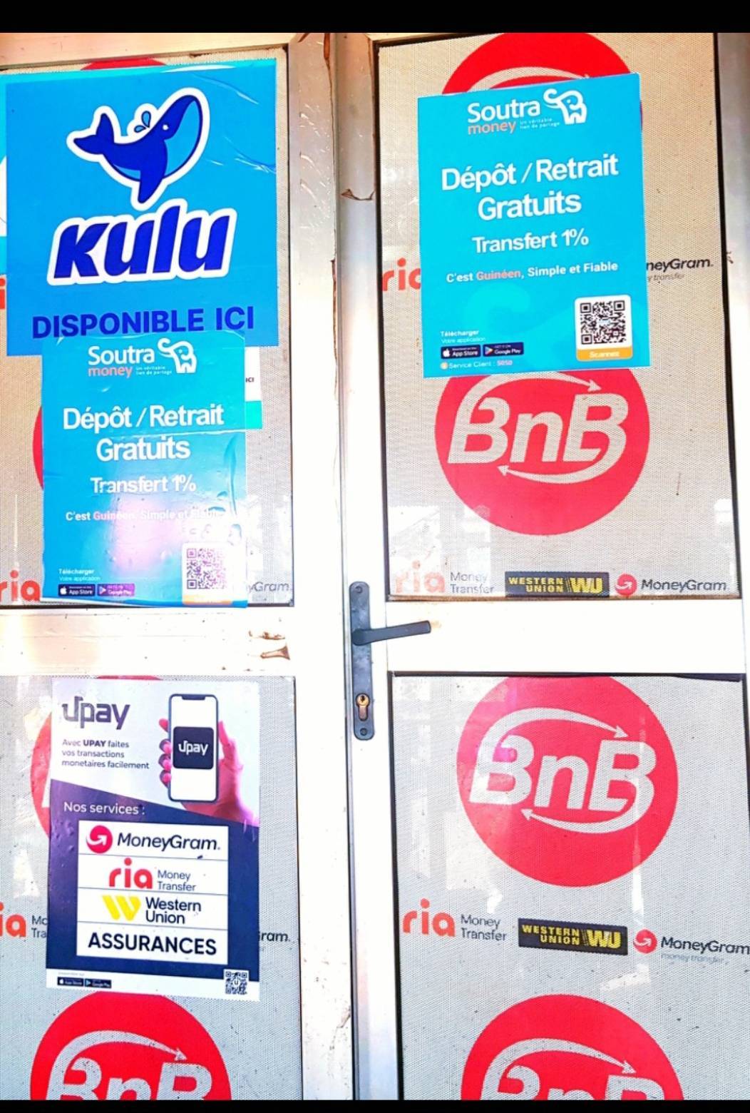 Transactions internationle RIA,MONEGRAM, WESTER UNION,BNB, YMO et ORANGE MONEY INTERNATIONAL