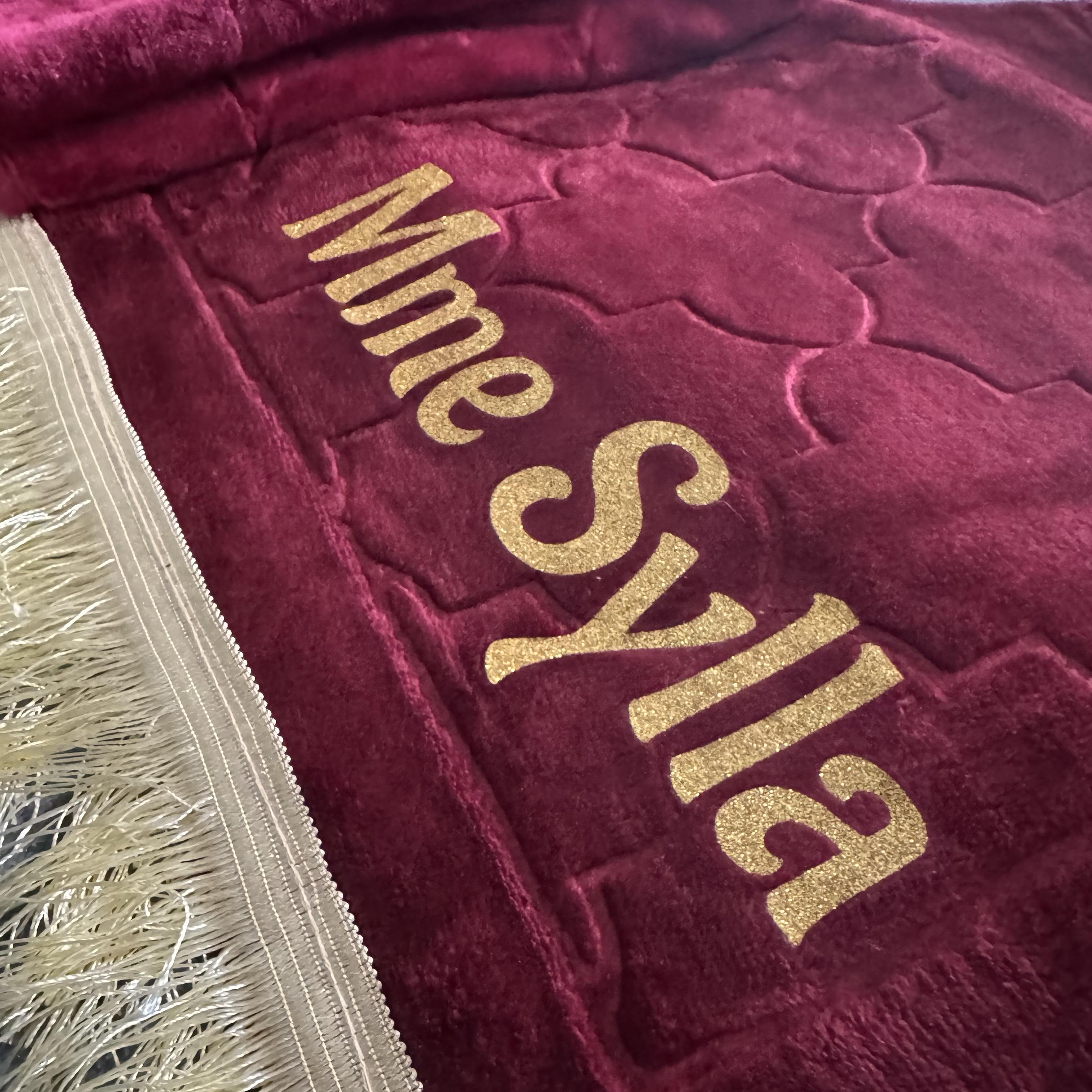 Tapis de Prière Personnalisée 