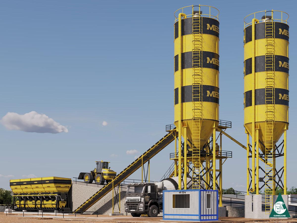 Centrale à Béton de 90 m³ à Vendre