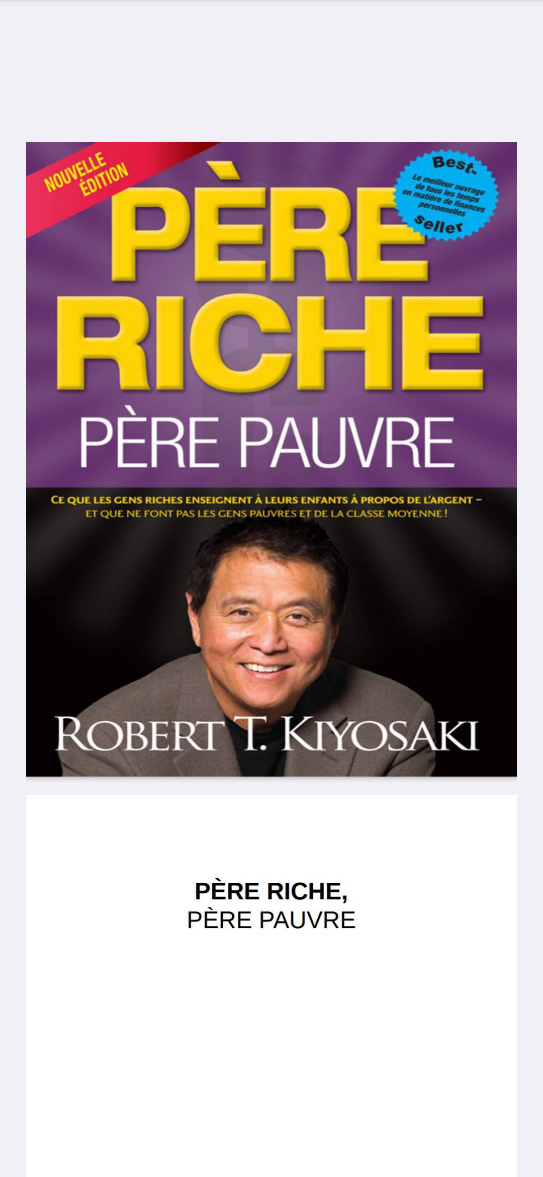 Livres de performance 