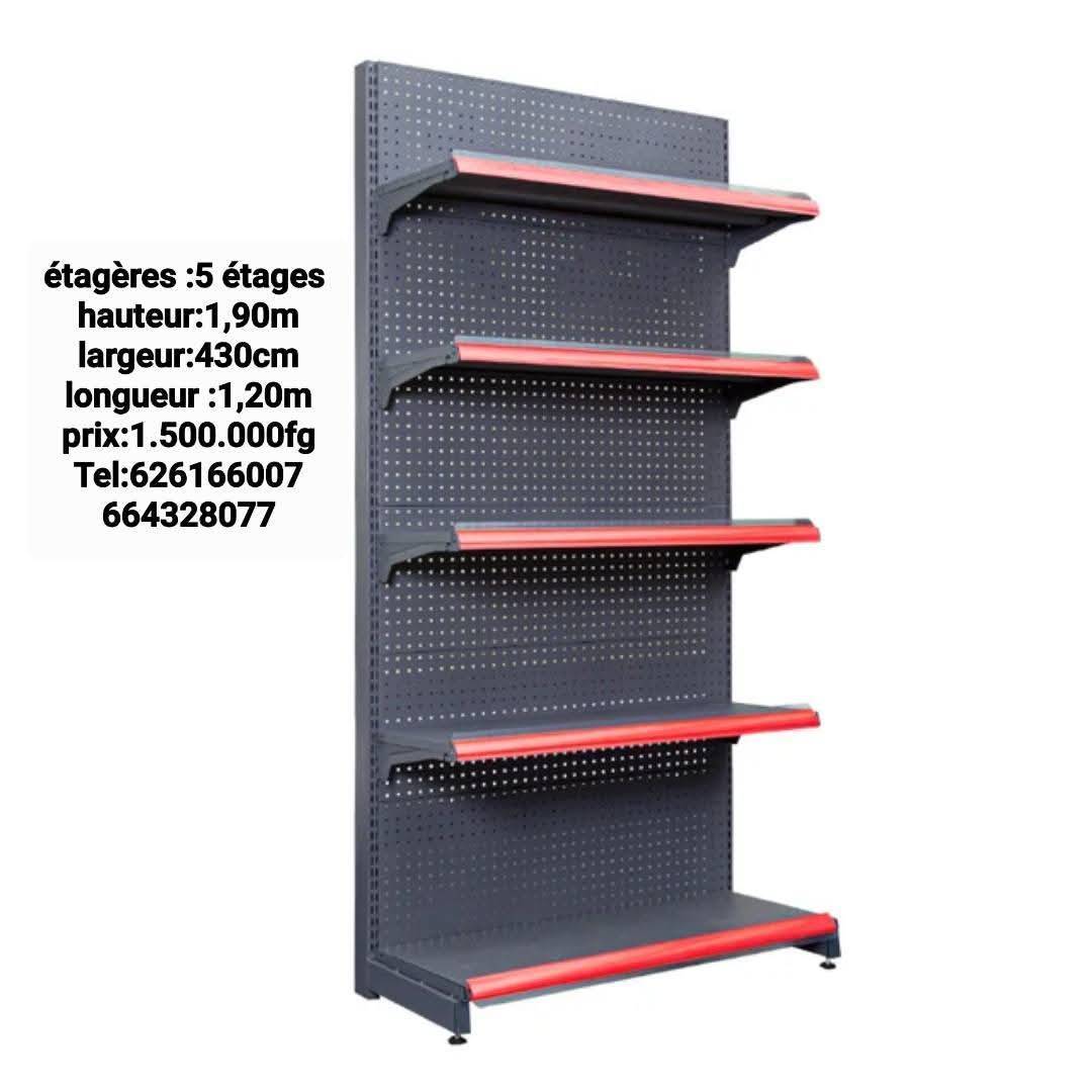 Étagères présentoirs  