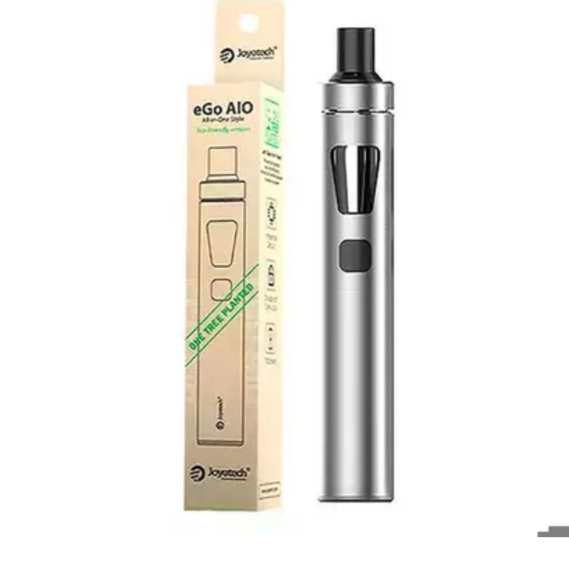 Cigarette électronique JOYETECH EGO AIO - ARGENT – 2ml – 1700 mAh – Eco Friendly – Version sans cable USB - Ce…