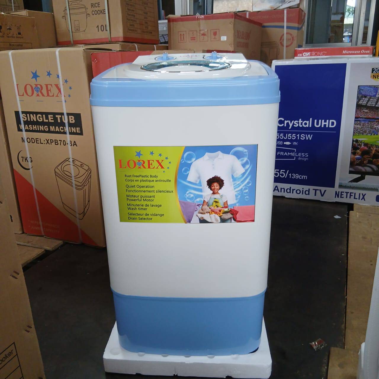 Machine à laver automatiquement 7kg (Lorex)